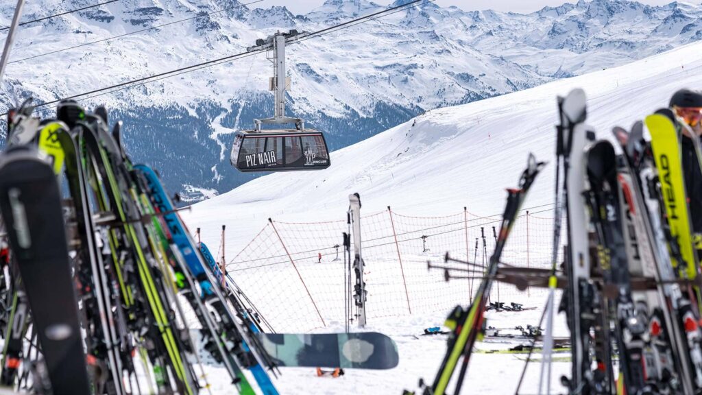Vermietung von Skiausrüstung