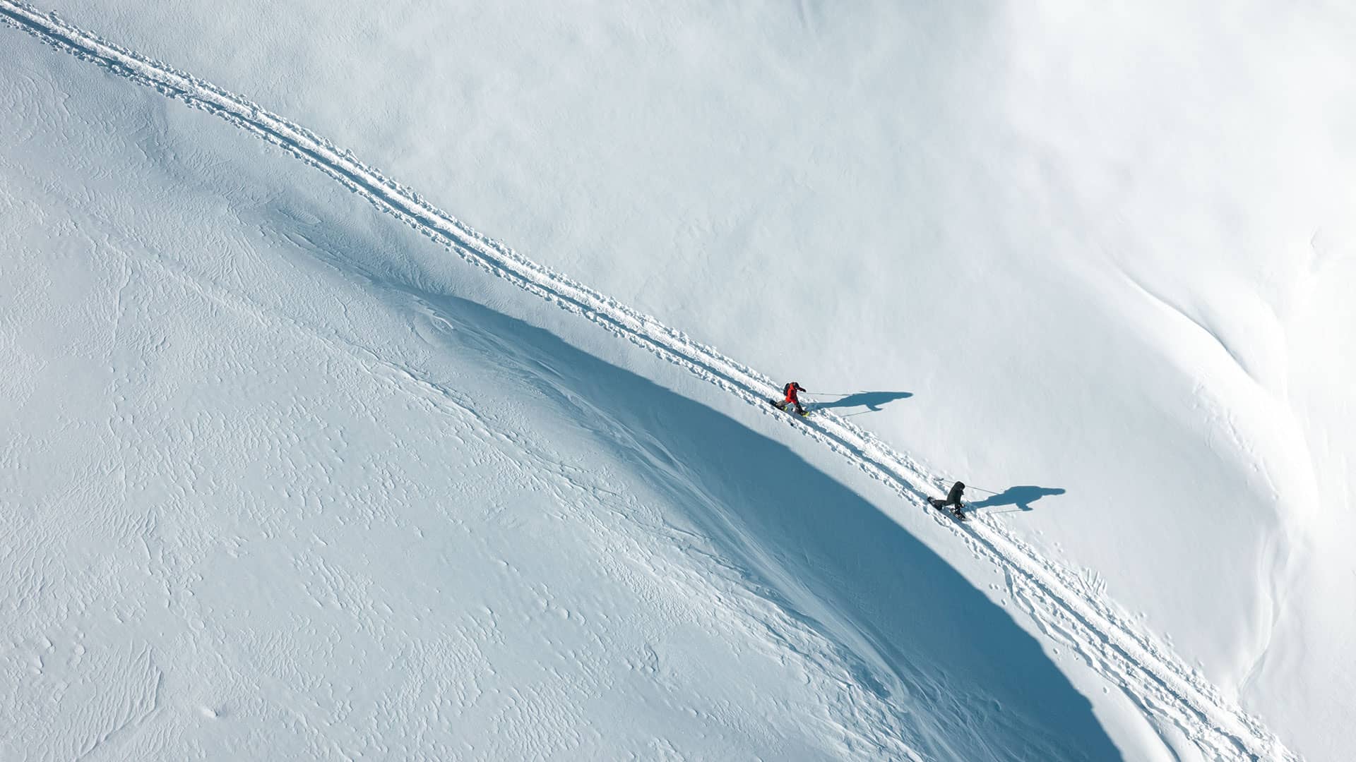 Schneeschuhwandern im Engadin