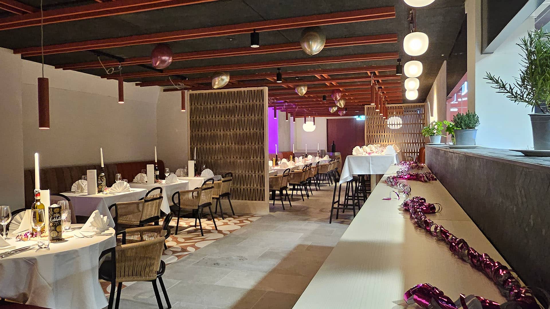 Grösse, Ausstattung, Catering – stellen Sie Ihr Event à la carte zusammen