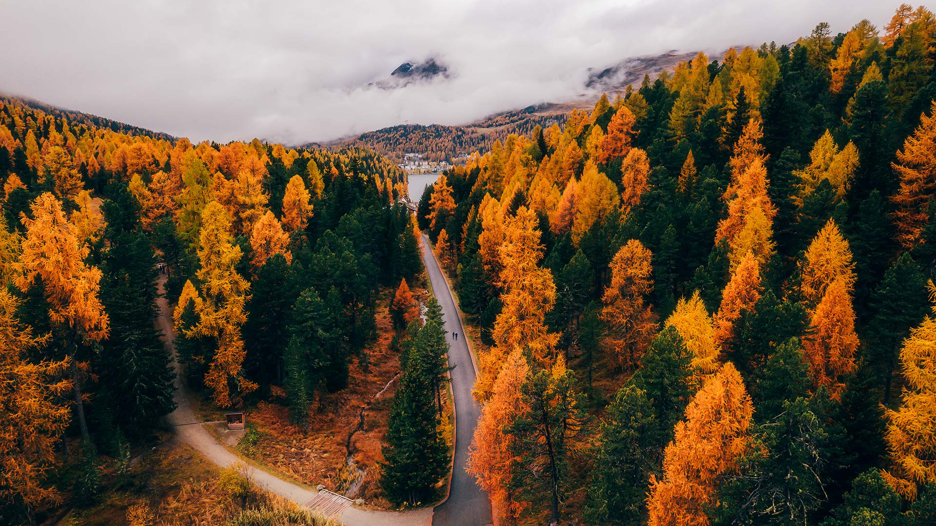 Herbstlandschaft im Engadin